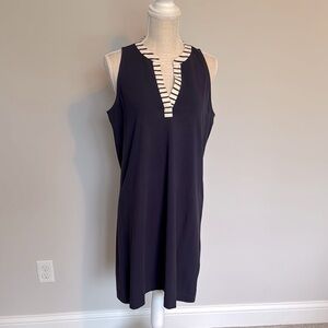 Spartina 449 Navy Blue Shift Dress
